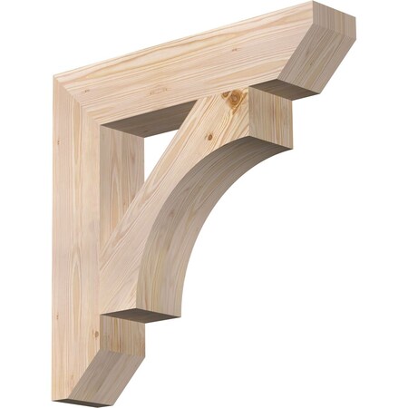 Ekena Millwork Westlake Slat Smooth Bracket, Douglas Fir, 5 1/2"W x 28"D x 28"H BKT06X28X28WTL06SDF